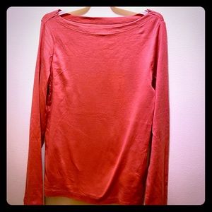 GAP long sleeve boatneck shirt
